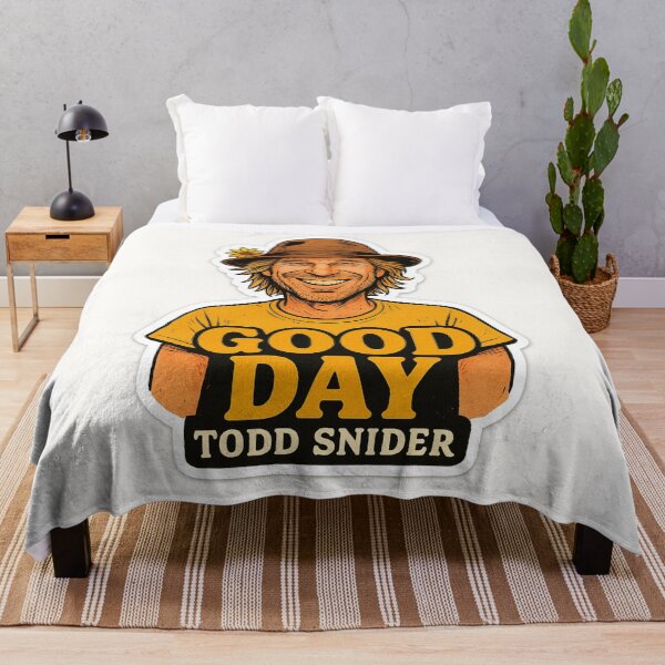 Item preview, Good Day Todd Snider Yellow Shirt Sticker designed and sold by Gurjeetpixelart.