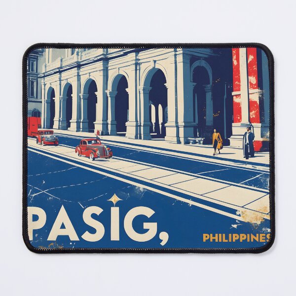 Item preview, Pasig Philippines 1950s Retro Poster Tourism designed and sold by TravelersGems.