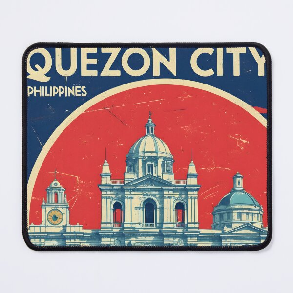 Item preview, Quezon City Philippines 1950s Retro Poster Tourism designed and sold by TravelersGems.