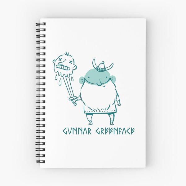 Item preview, Gunnar Greenface Viking Humorous Illustration Art designed and sold by monikko.