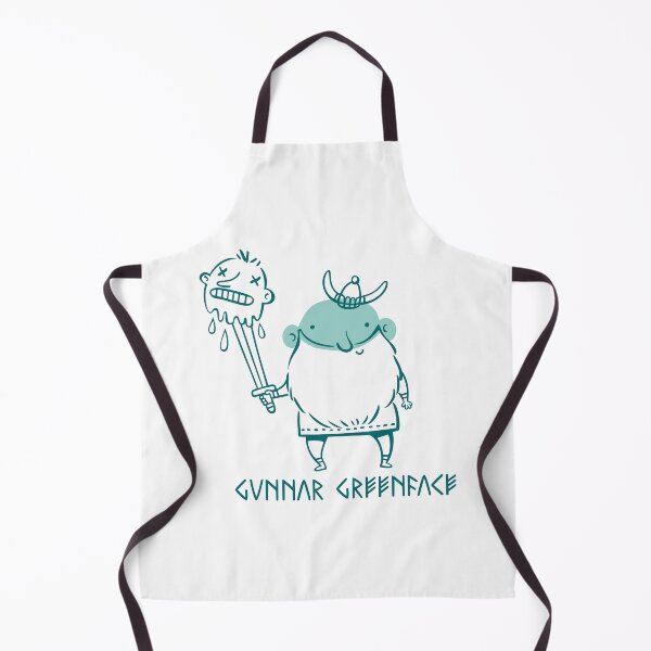 Item preview, Gunnar Greenface Viking Humorous Illustration Art designed and sold by monikko.