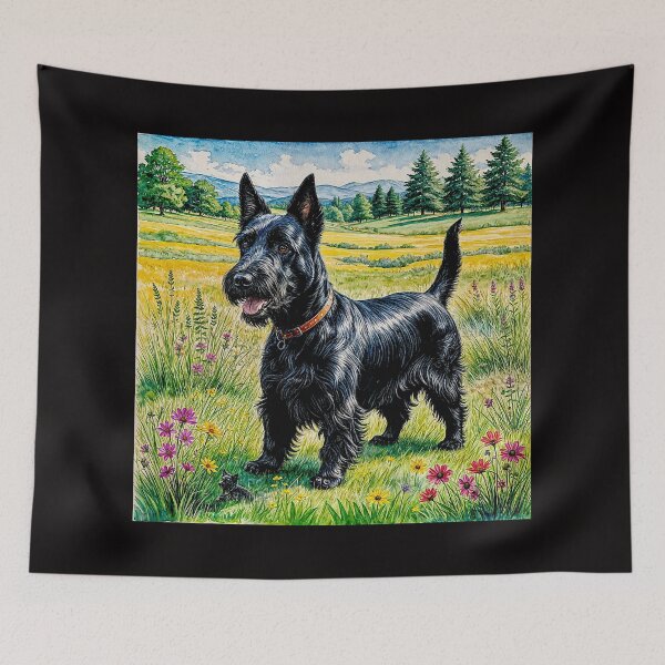 Item preview, Black Scottish Terrier designed and sold by Helios Be. Lavsh.