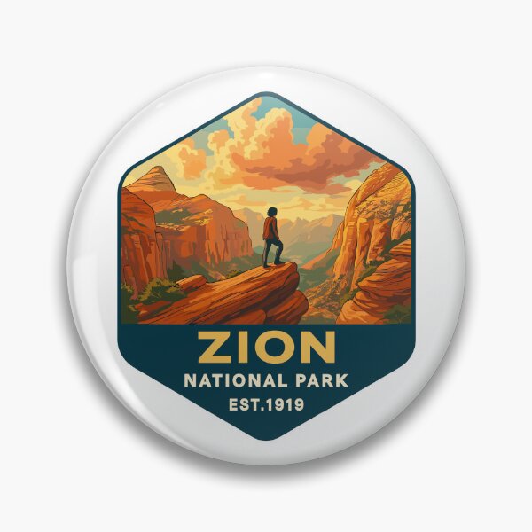 Item preview, Zion National Park Utah Canyon Sticker designed and sold by Ismeal Von.
