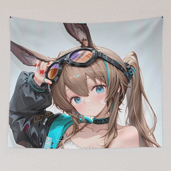 Item preview, Prelude Amiya Cyberpunk Streetwear Arknights Game Anime Girl Waifu designed and sold by thedarvills.
