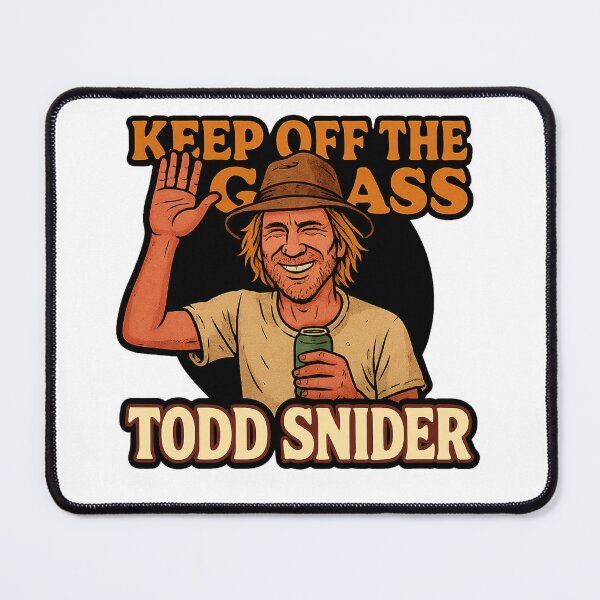 Item preview, Keep Off the Grass – Todd Snider Funny Sticker designed and sold by Gurjeetpixelart.