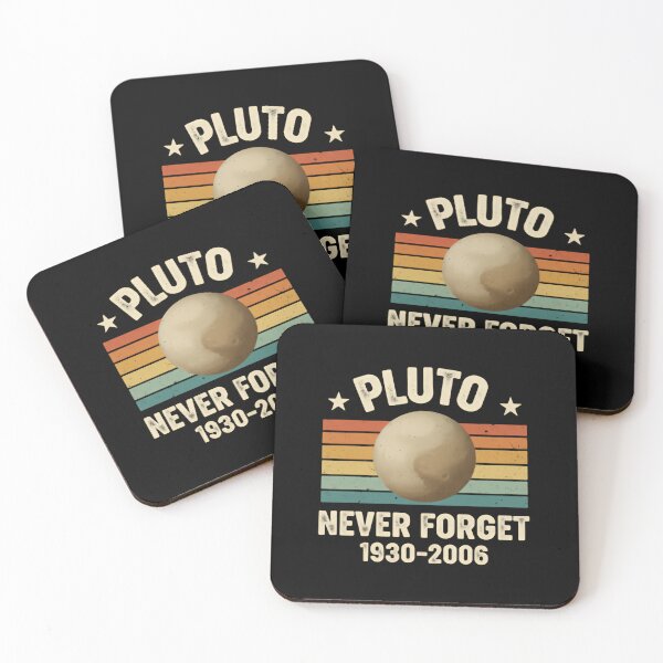 Item preview, Pluto Never Forget Planetary Rebel designed and sold by SkeletonsDanger.