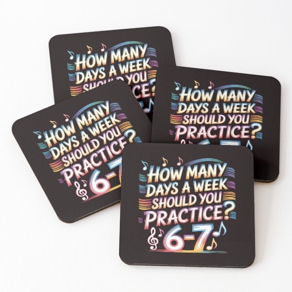 Item preview, How Many Days Should You Practice - Funny Six Seven Music Meme designed and sold by Redgiant87x.