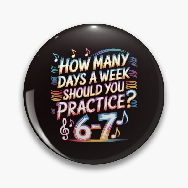 Item preview, How Many Days Should You Practice - Funny Six Seven Music Meme designed and sold by Redgiant87x.