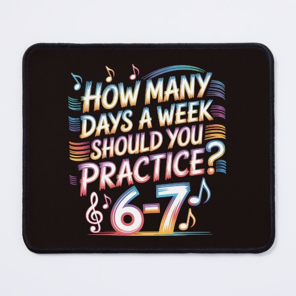 Item preview, How Many Days Should You Practice - Funny Six Seven Music Meme designed and sold by Redgiant87x.