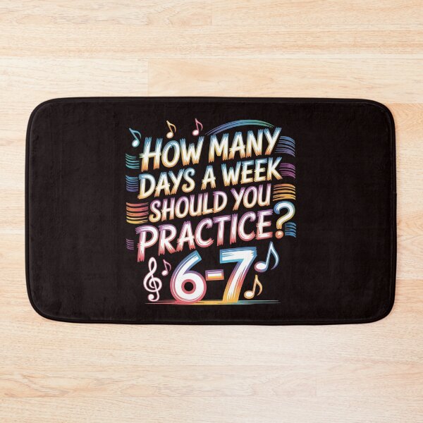 Item preview, How Many Days Should You Practice - Funny Six Seven Music Meme designed and sold by Redgiant87x.