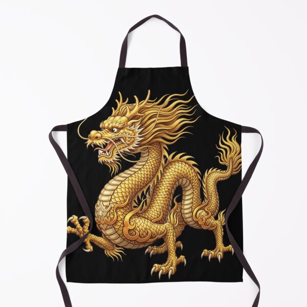 Item preview, Motif légendaire de dragon doré chinois, symbole de puissance et de bonne fortune designed and sold by thechoice1.
