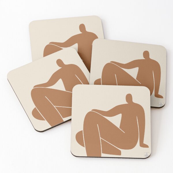Item preview, Linear figure, clean background, minimalist nude art designed and sold by ArtelPrintsUA.
