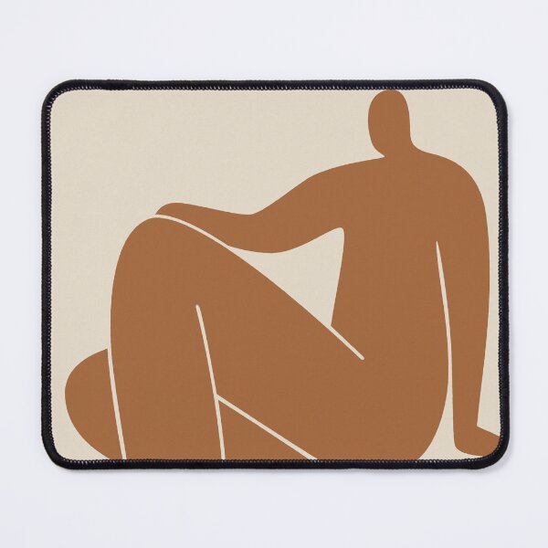Item preview, Linear figure, clean background, minimalist nude art designed and sold by ArtelPrintsUA.