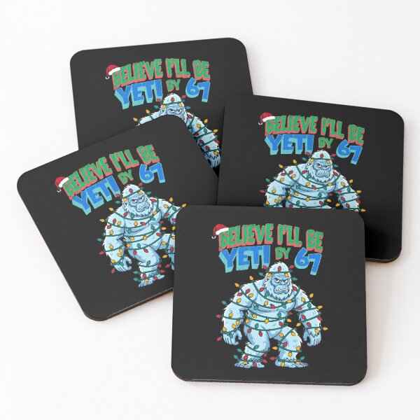 Item preview, Believe I'll Be Yeti Around 6 7 - Funny Christmas Meme Pun designed and sold by WHITE FLAME PRINTS.