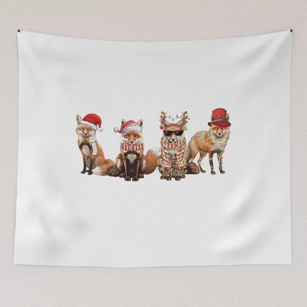 Item preview, Christmas Fox, Cute Fox, goblincore, Spy Fox, Christmas, Christmas Fox Family designed and sold by DesignDenDo ⭐⭐⭐⭐⭐.