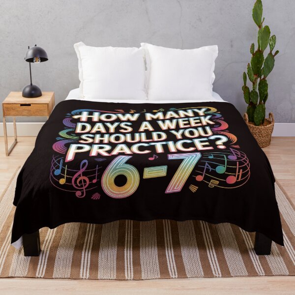 Item preview, 67 Meme Music Edition – How Many Days a Week Should You Practice designed and sold by Redgiant87x.