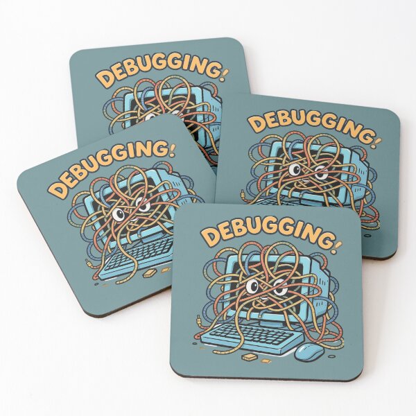 Item preview, Debugging Life — Funny IT Cartoon Computer, Humorous Programmer Design designed and sold by HappySproutArt.