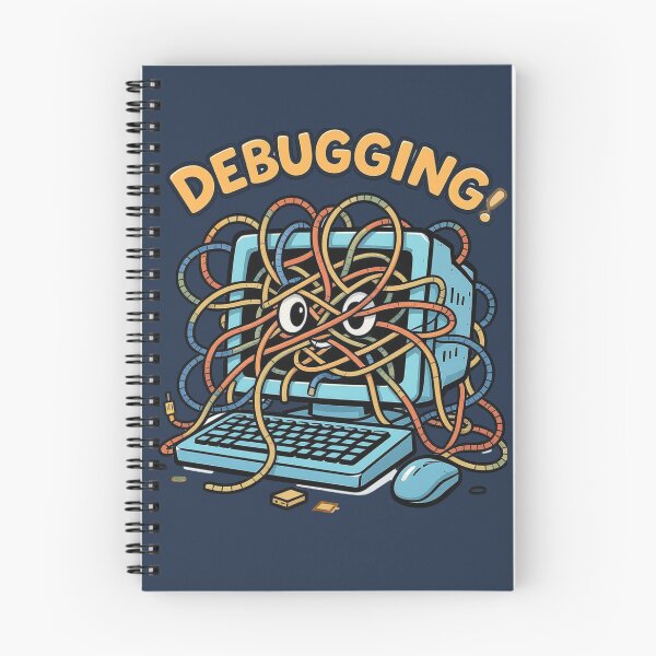 Item preview, Debugging Life — Funny IT Cartoon Computer, Humorous Programmer Design designed and sold by HappySproutArt.