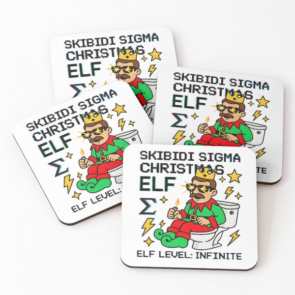 Item preview, Skibidi Sigma Christmas Elf Meme King designed and sold by AnnDesignStudio.
