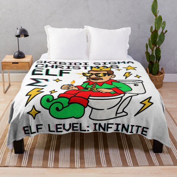 Item preview, Skibidi Sigma Christmas Elf Meme King designed and sold by AnnDesignStudio.
