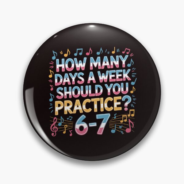 Item preview, How Many Days a Week Should You Practice - Music Teacher Funny Meme designed and sold by Redgiant87x.