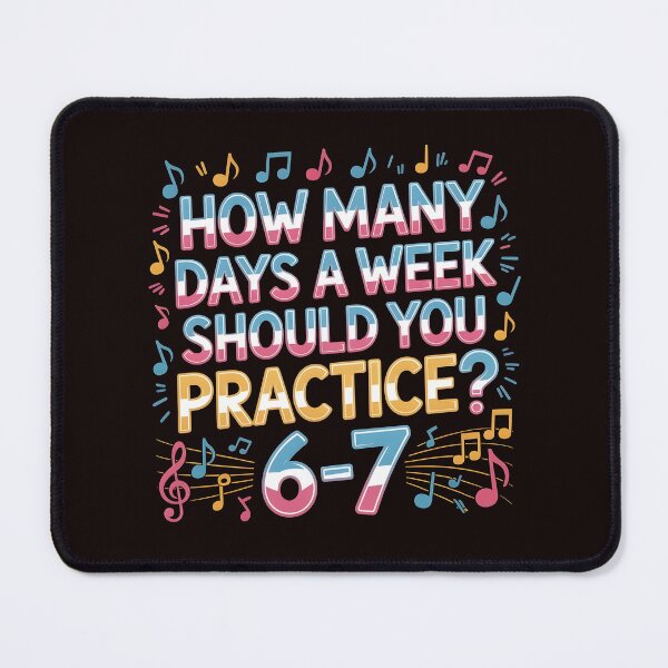 Item preview, How Many Days a Week Should You Practice - Music Teacher Funny Meme designed and sold by Redgiant87x.