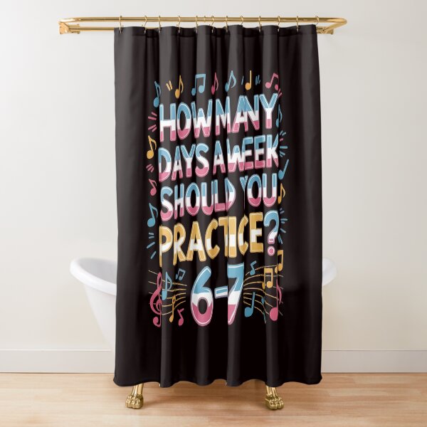 Item preview, How Many Days a Week Should You Practice - Music Teacher Funny Meme designed and sold by Redgiant87x.