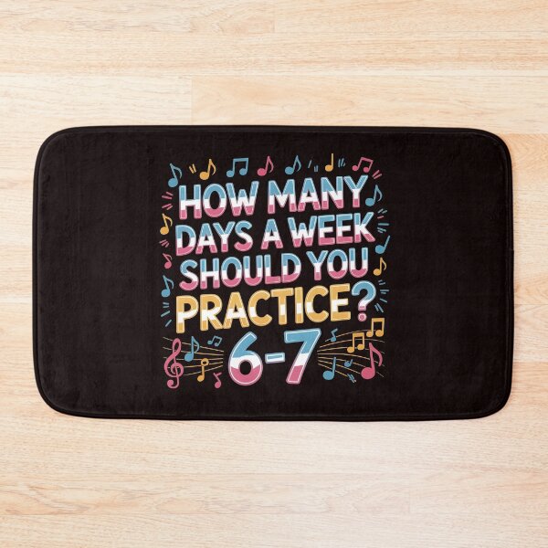 Item preview, How Many Days a Week Should You Practice - Music Teacher Funny Meme designed and sold by Redgiant87x.