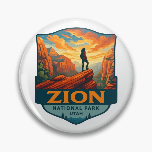 Item preview, Zion National Park Utah Canyon Sticker designed and sold by Ismeal Von.