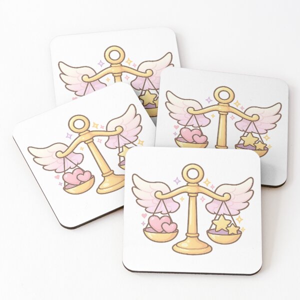 Item preview, Libra Angelic Balance Wings | Cute Zodiac Sticker | Kawaii Libra Art | Astrology Art | Astrology Symbol designed and sold by HerDreamCodes.