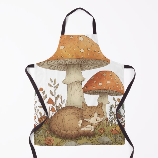Item preview, Adorable Cottagecore Cats Tee | Whimsical Mushroom Print, Unique Aesthetic designed and sold by Aesthynova.