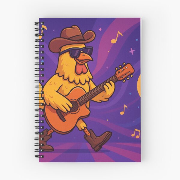Item preview, Guitar Playin' Texas Chicken designed and sold by NoraRoseArts.