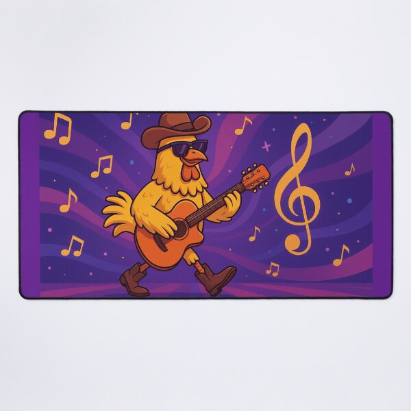 Item preview, Guitar Playin' Texas Chicken designed and sold by NoraRoseArts.