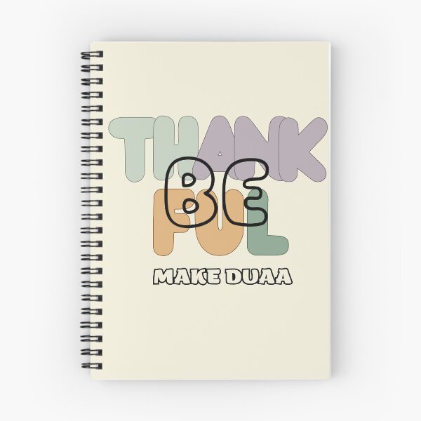 Item preview, BE THANKFUL, MAKE DUAA - Aesthetic Islamic Graphic Design Arabic Duaa Prayer Gift designed and sold by D-Islamic.