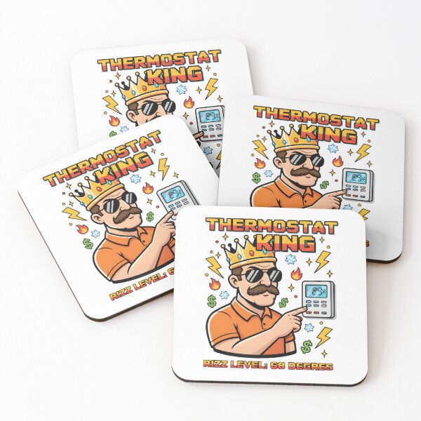 Item preview, Thermostat King: Legendary Dad Meme Art designed and sold by AnnDesignStudio.