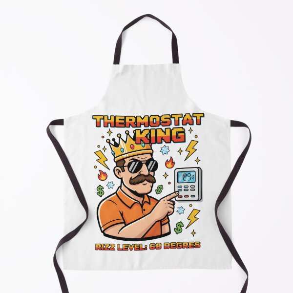 Item preview, Thermostat King: Legendary Dad Meme Art designed and sold by AnnDesignStudio.