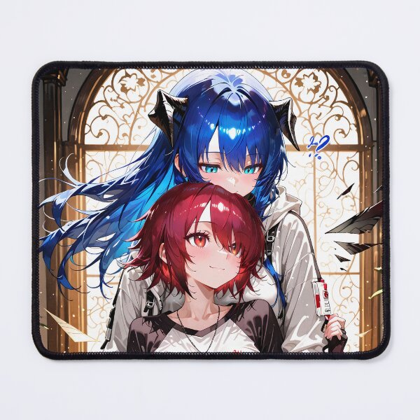 Item preview, Exusiai Arknights Prelude To Dawn Angel Hug Warm Moment designed and sold by thedarvills.