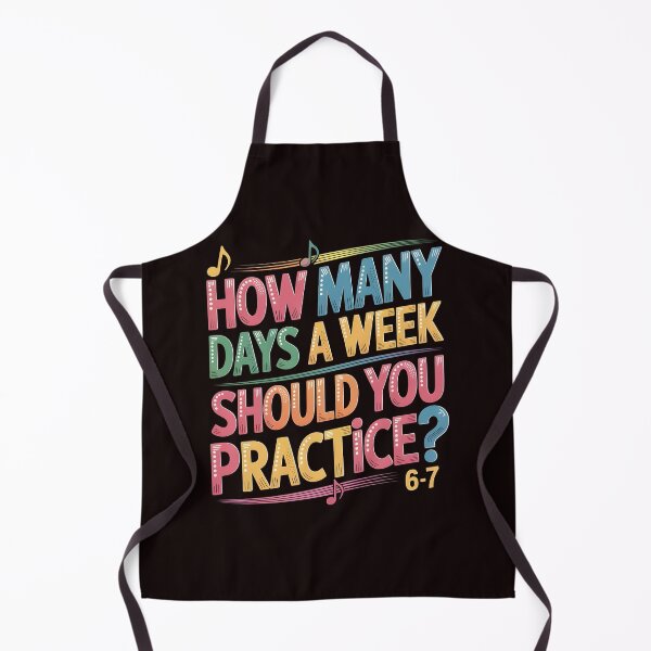 Item preview, Music Teacher Practice Joke – How Many Days a Week Should You Practice designed and sold by Redgiant87x.