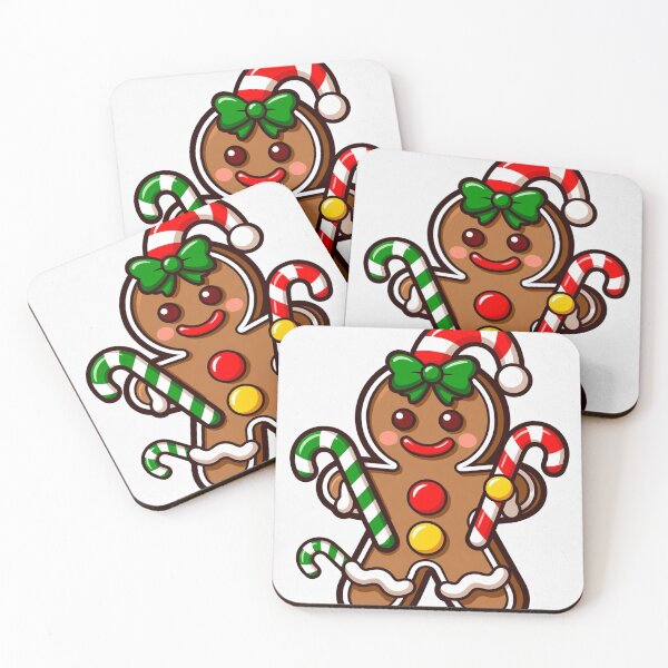 Item preview, Candy Cane Bow Gingerbread Buddy designed and sold by Vertura Group.