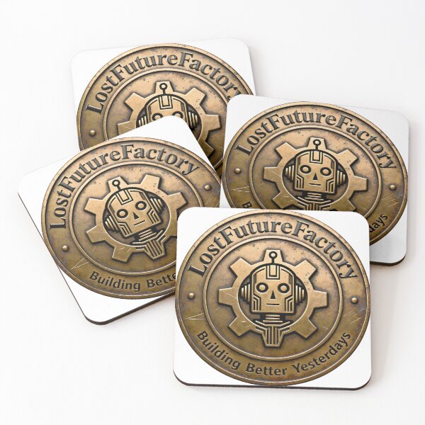 Item preview, ↑ LostFutureFactory Membership Emblem - Official Vintage Sci-Fi Logo designed and sold by LostFutureFactory.