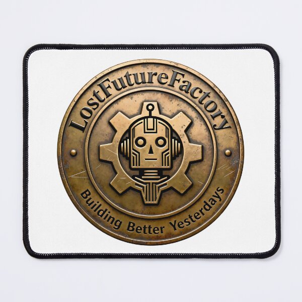 Item preview, ↑ LostFutureFactory Membership Emblem - Official Vintage Sci-Fi Logo designed and sold by LostFutureFactory.