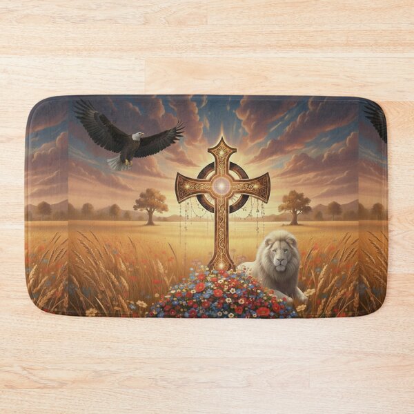 Aperçu de l'œuvre La croix de Jésus de Nazareth créée et vendue par HuntsmithMerch.
