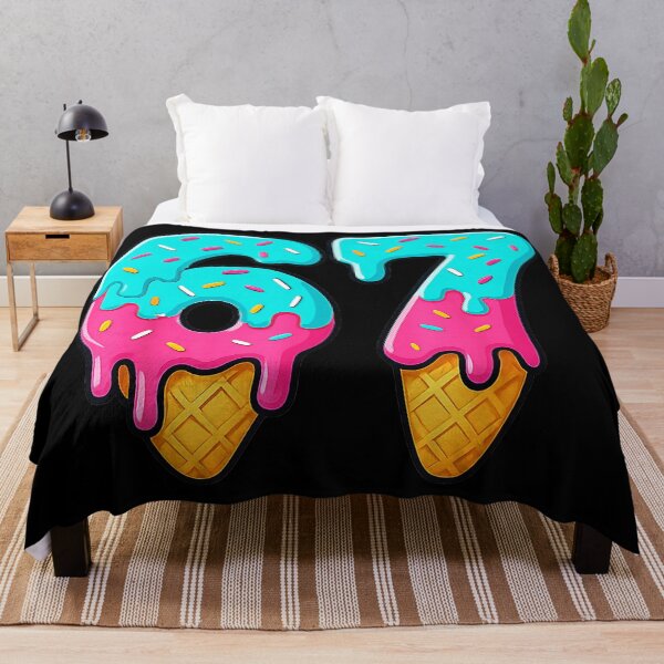 Item preview, 67 Ice Cream Drip Meme Funny Six Seven Gen Alpha Slang designed and sold by gladysenglish.