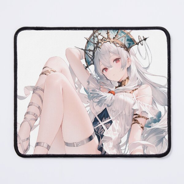 Item preview, Prelude Skadi Arknights Angelic Grace Anime Girl White Dress Fantasy designed and sold by thedarvills.