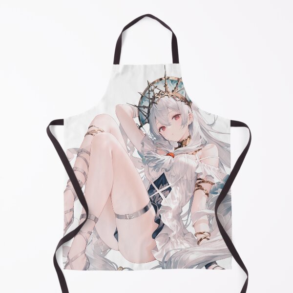 Item preview, Prelude Skadi Arknights Angelic Grace Anime Girl White Dress Fantasy designed and sold by thedarvills.