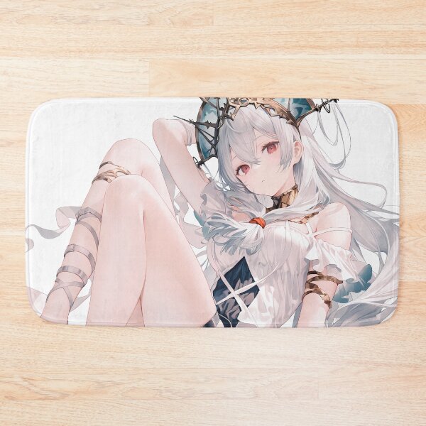Item preview, Prelude Skadi Arknights Angelic Grace Anime Girl White Dress Fantasy designed and sold by thedarvills.