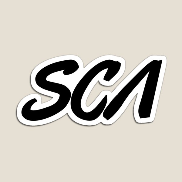 SCA LOGO 2 - BLACK Magnet