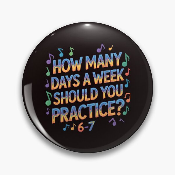 Item preview, How Many Days a Week Should You Practice - Clever Music Meme designed and sold by Redgiant87x.