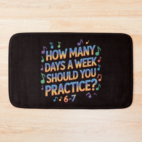 Item preview, How Many Days a Week Should You Practice - Clever Music Meme designed and sold by Redgiant87x.