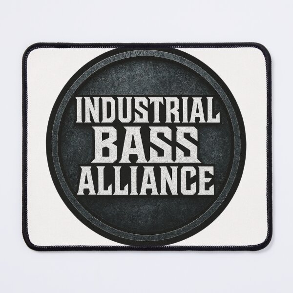 Item preview, Industrial Bass Alliance Logo – Heavy Bass Music Sticker Design designed and sold by |TRSSHOP|.